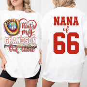 That's My Grandson Out There - Personalized Baseball Shirt, Gift for Baseball Lover A2110 Li29