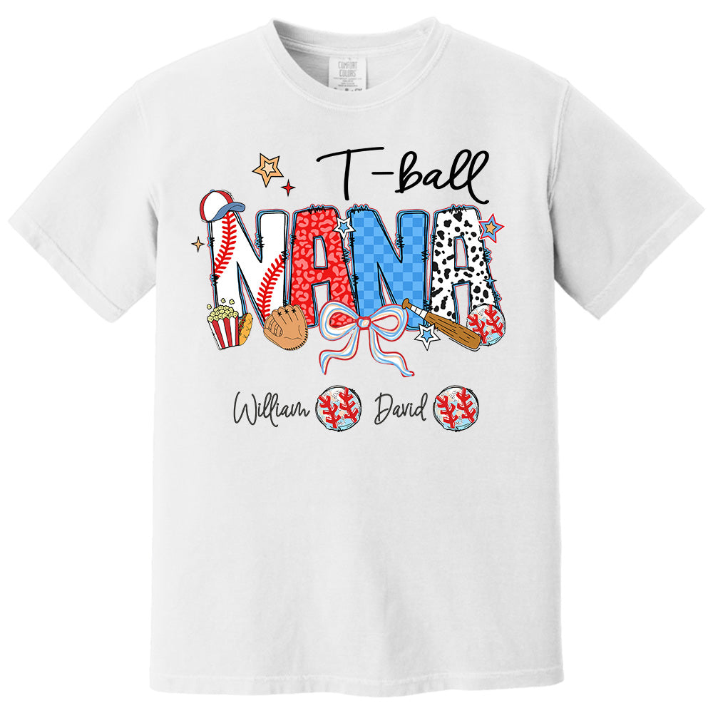 T-Ball Mama - Personalized Shirt Gift For Grandma