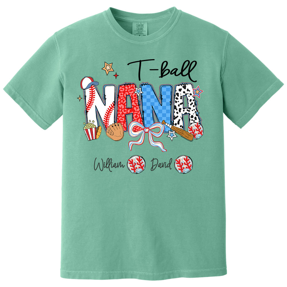 T-Ball Mama - Personalized Shirt Gift For Grandma