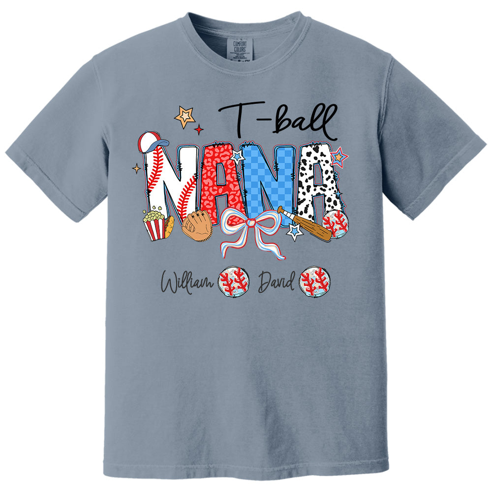 T-Ball Mama - Personalized Shirt Gift For Grandma