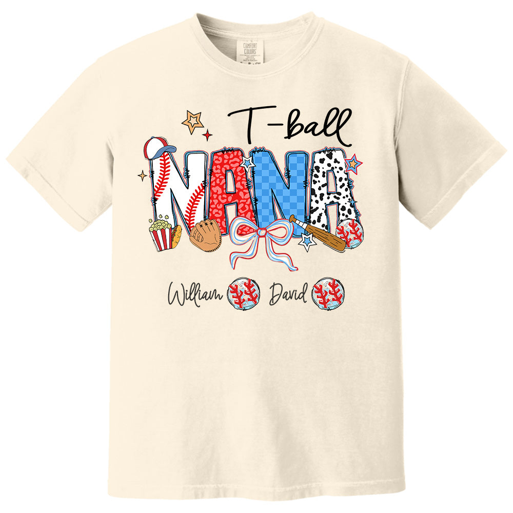 T-Ball Mama - Personalized Shirt Gift For Grandma
