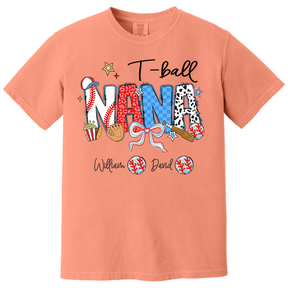 T-Ball Mama - Personalized Shirt Gift For Grandma