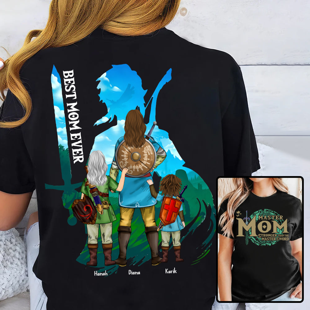 Personalized Master Mom The Legend Of Mom Zelda Dad Shirt - Mother's Day & Birthday Gift For Mother Tu24
