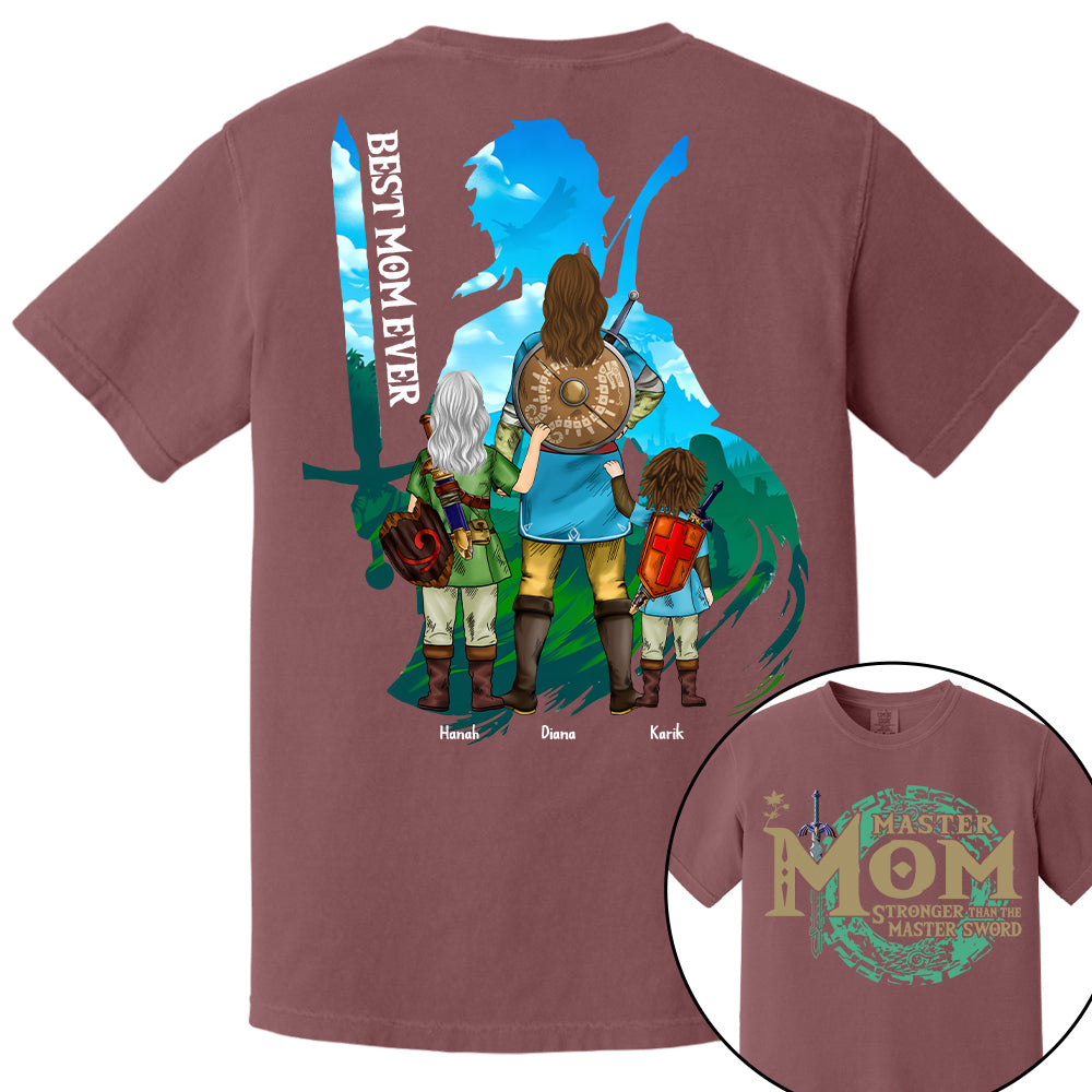 Personalized Master Mom The Legend Of Mom Zelda Dad Shirt - Mother's Day & Birthday Gift For Mother Tu24