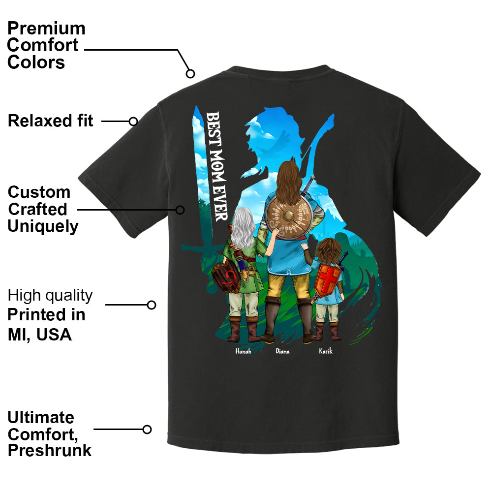 Personalized Master Mom The Legend Of Mom Zelda Dad Shirt - Mother's Day & Birthday Gift For Mother Tu24