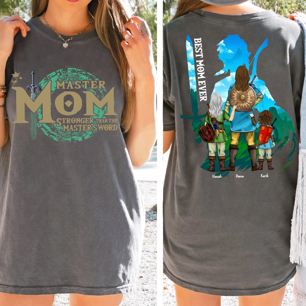 Personalized Master Mom The Legend Of Mom Zelda Dad Shirt - Mother's Day & Birthday Gift For Mother Tu24