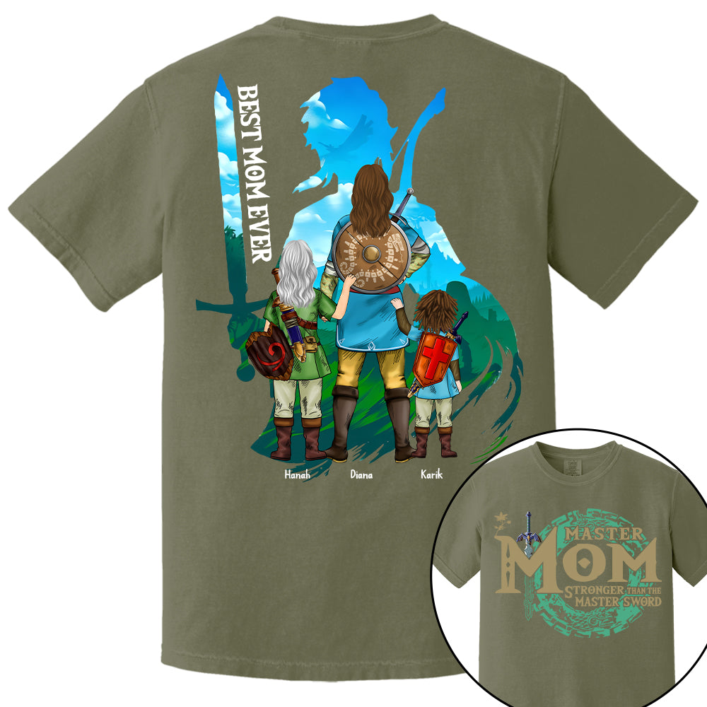 Personalized Master Mom The Legend Of Mom Zelda Dad Shirt - Mother's Day & Birthday Gift For Mother Tu24