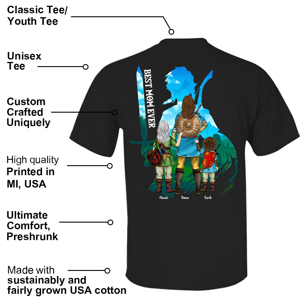 Personalized Master Mom The Legend Of Mom Zelda Dad Shirt - Mother's Day & Birthday Gift For Mother Tu24