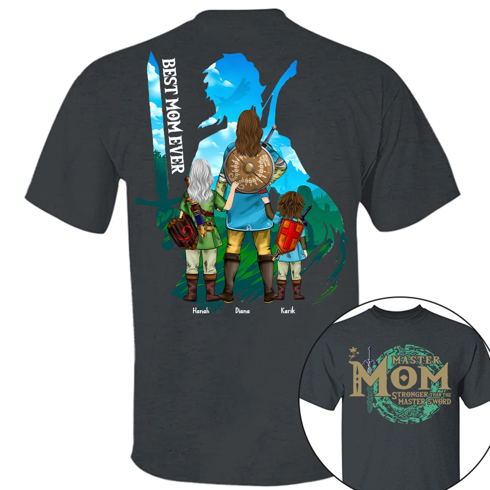 Personalized Master Mom The Legend Of Mom Zelda Dad Shirt - Mother's Day & Birthday Gift For Mother Tu24