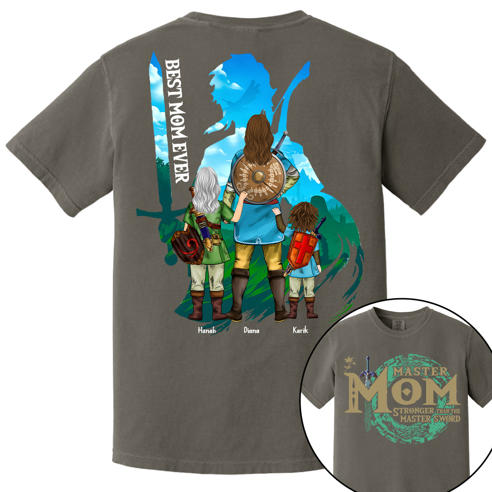 Personalized Master Mom The Legend Of Mom Zelda Dad Shirt - Mother's Day & Birthday Gift For Mother Tu24