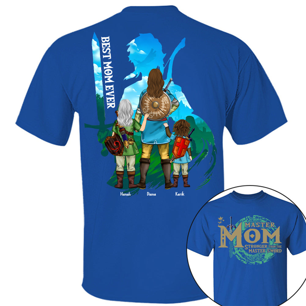 Personalized Master Mom The Legend Of Mom Zelda Dad Shirt - Mother's Day & Birthday Gift For Mother Tu24