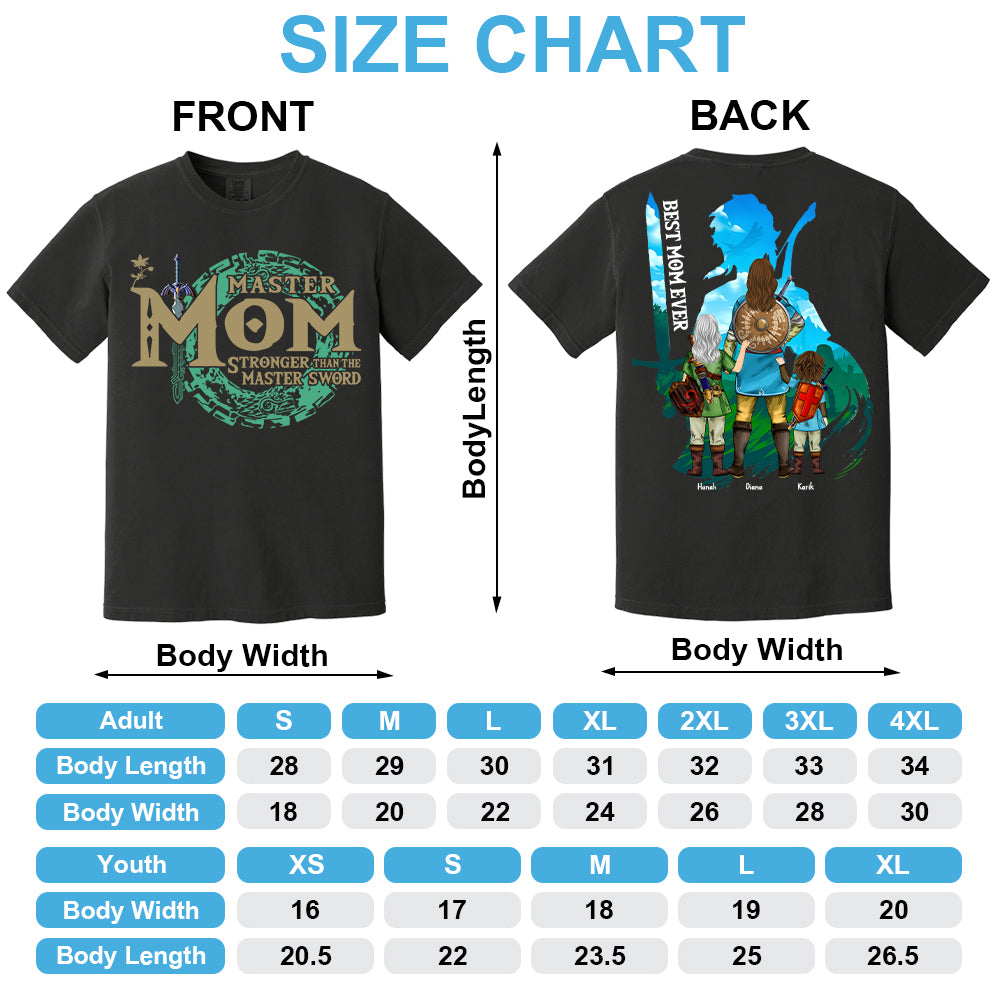 Personalized Master Mom The Legend Of Mom Zelda Dad Shirt - Mother's Day & Birthday Gift For Mother Tu24