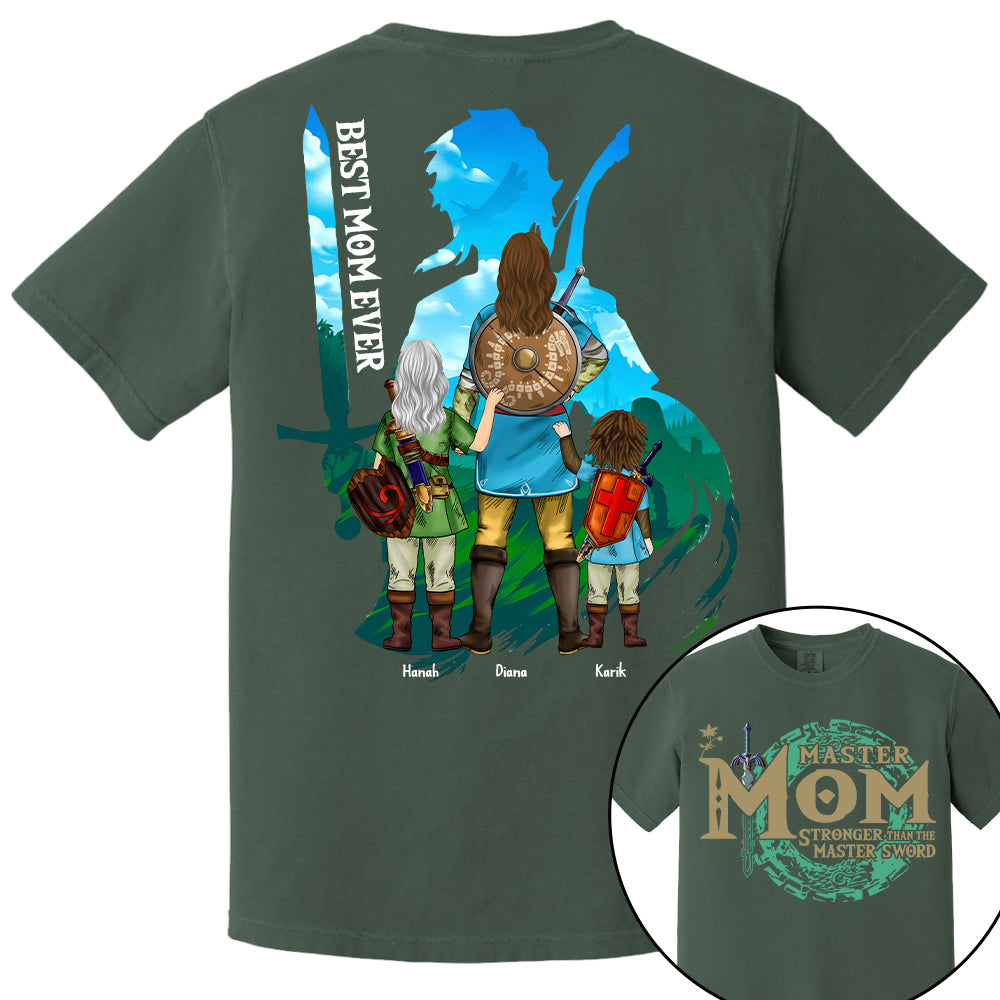 Personalized Master Mom The Legend Of Mom Zelda Dad Shirt - Mother's Day & Birthday Gift For Mother Tu24
