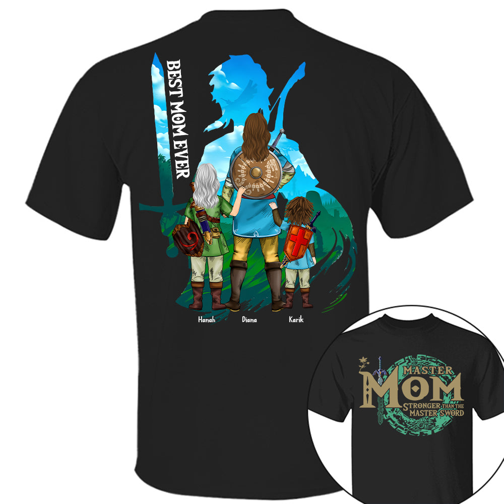Personalized Master Mom The Legend Of Mom Zelda Dad Shirt - Mother's Day & Birthday Gift For Mother Tu24