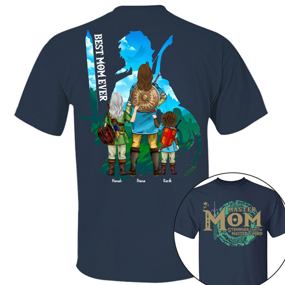 Personalized Master Mom The Legend Of Mom Zelda Dad Shirt - Mother's Day & Birthday Gift For Mother Tu24