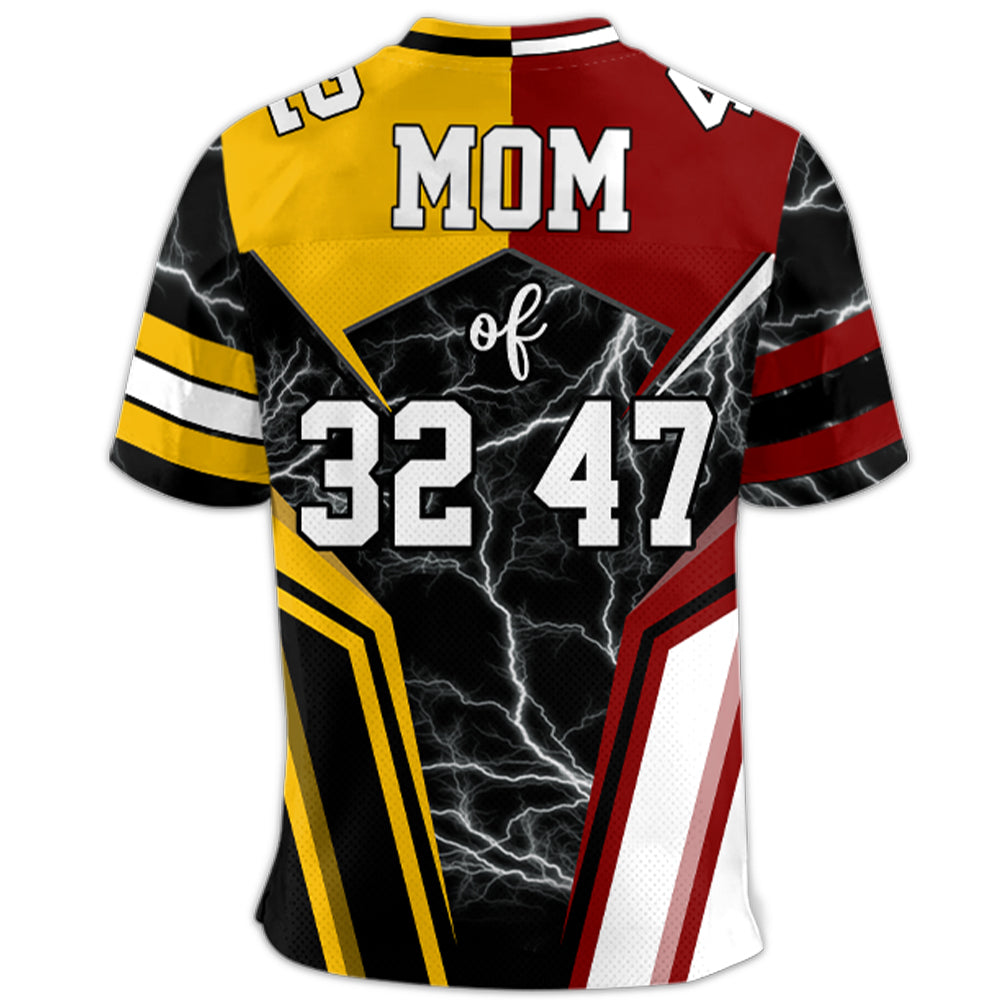 I Will Always Be Your Biggest Fan, Custom 2 Colors Football Jersey, Custom Photo Football Jersey, Gift For Football Lover A2110 Hv01