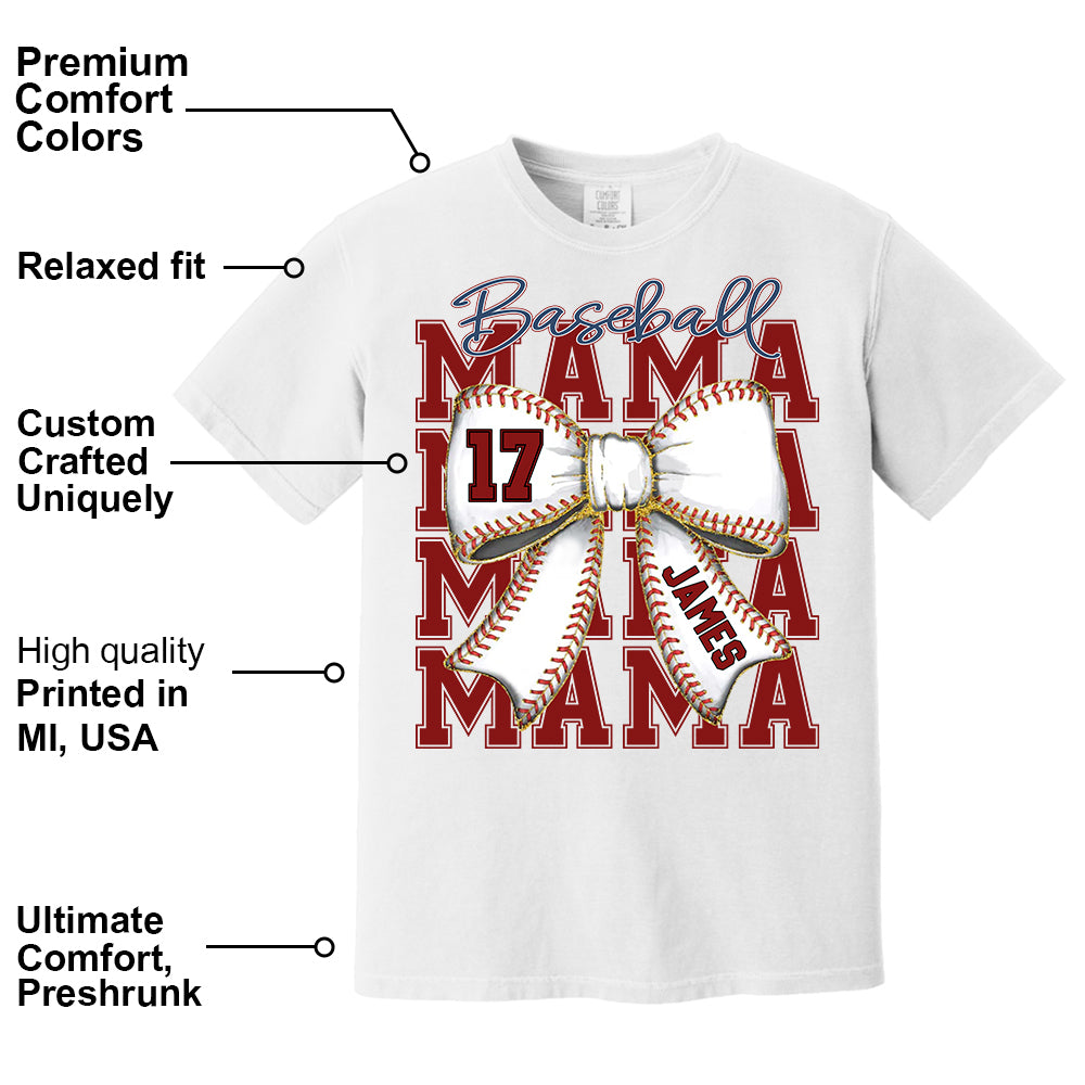 My Heart Is On That Field, Personalized Baseball Mom Shirt, Gift For Baseball Lover A2110 Pt99