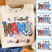 Football Mama - Personalized Shirt Gift For Grandma