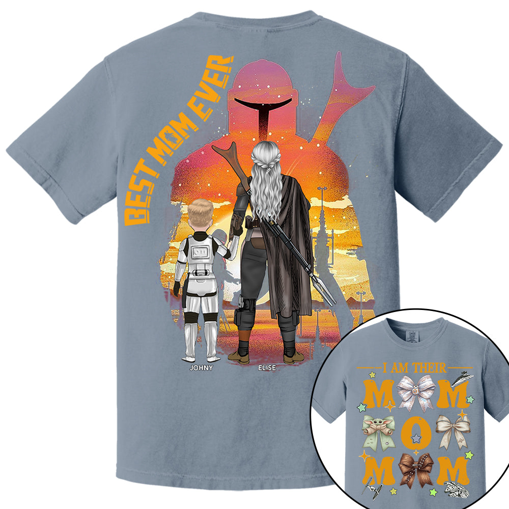 I Am Their Mom - Personalized Coquette Shirt For Mom - Mother's Day Hv01