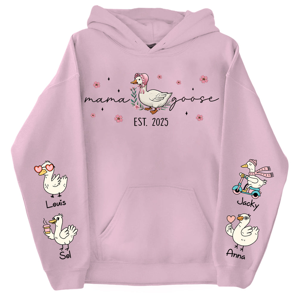 Mama Goose, Mama Silly Goose Shirt - Personalized Vintage Mama Goose Shirt Vr2 Tu24
