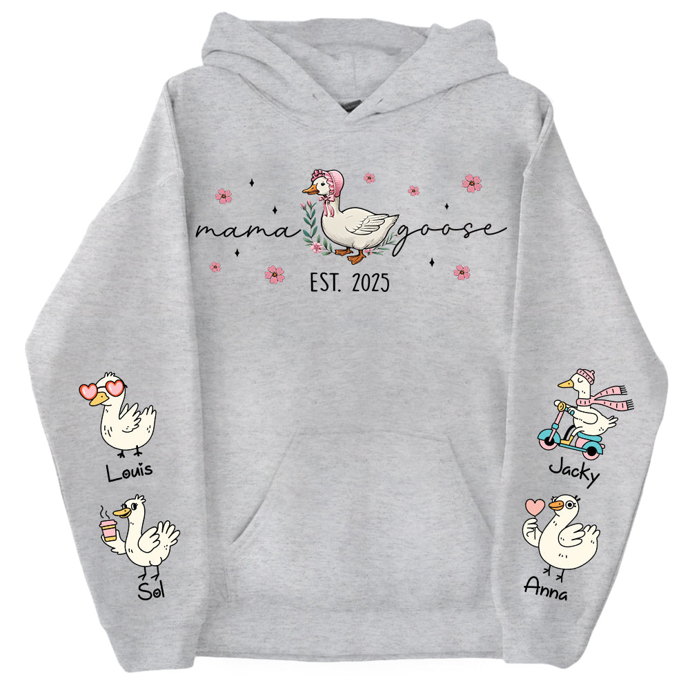 Mama Goose, Mama Silly Goose Shirt - Personalized Vintage Mama Goose Shirt Vr2 Tu24