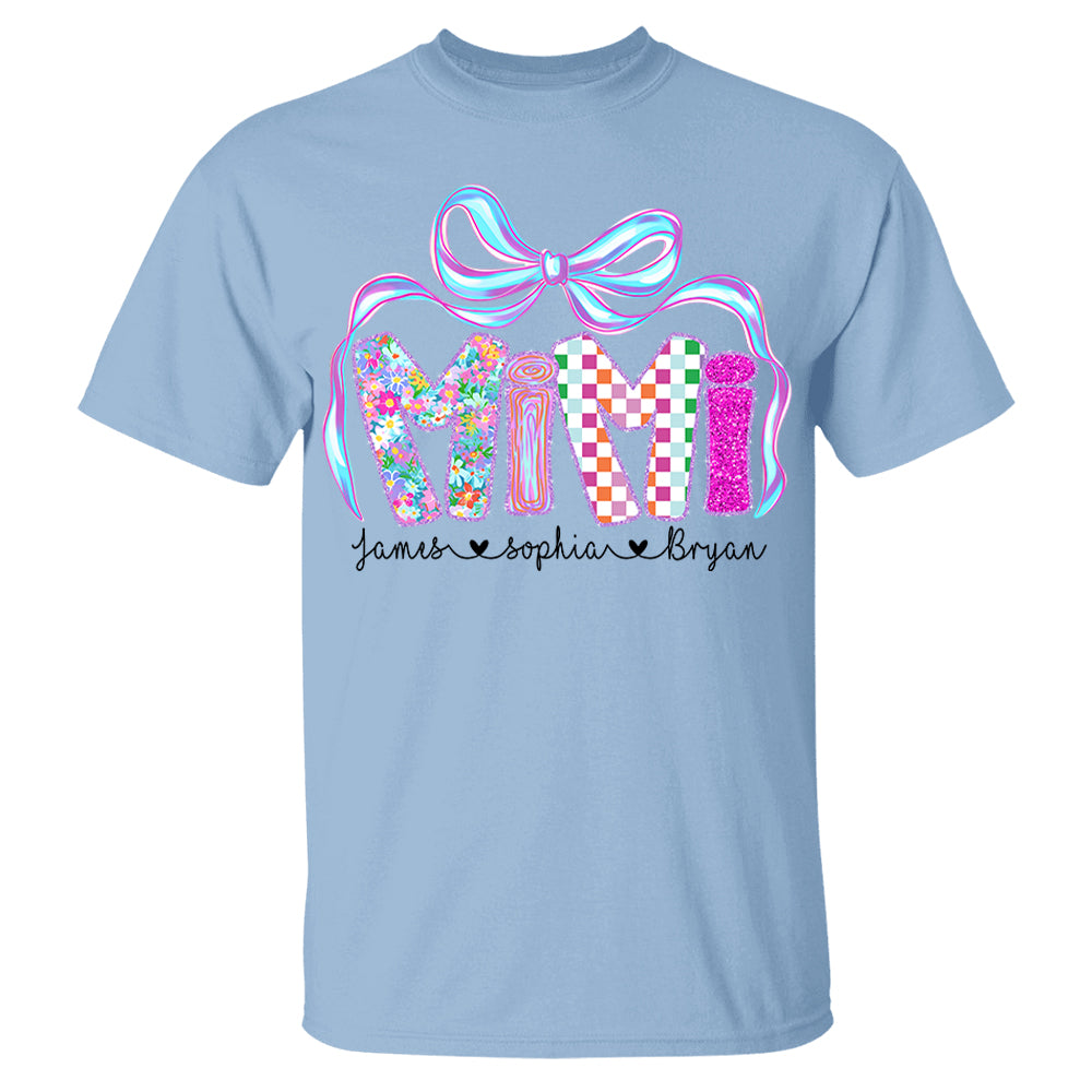 MiMi Floral, Custom Nickname & Kid Floral Shirt For Mother's Day T1807 Hv01