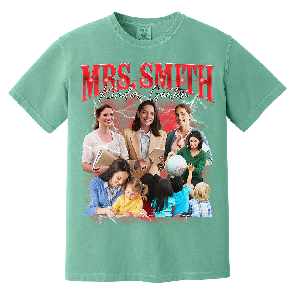 Vintage Bootleg Custom Teacher Face Shirt - KT810