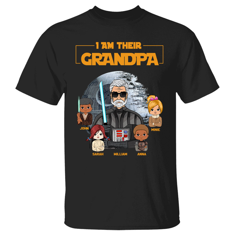 I Am Their Grandpa - Personalized Shirt Gift For Dad Papa Grandpa Ph99 Nh00
