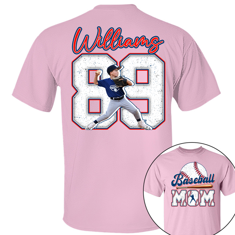 Personalized Baseball Shirt, Baseball Mom, Gift For Baseball Lover Tu24