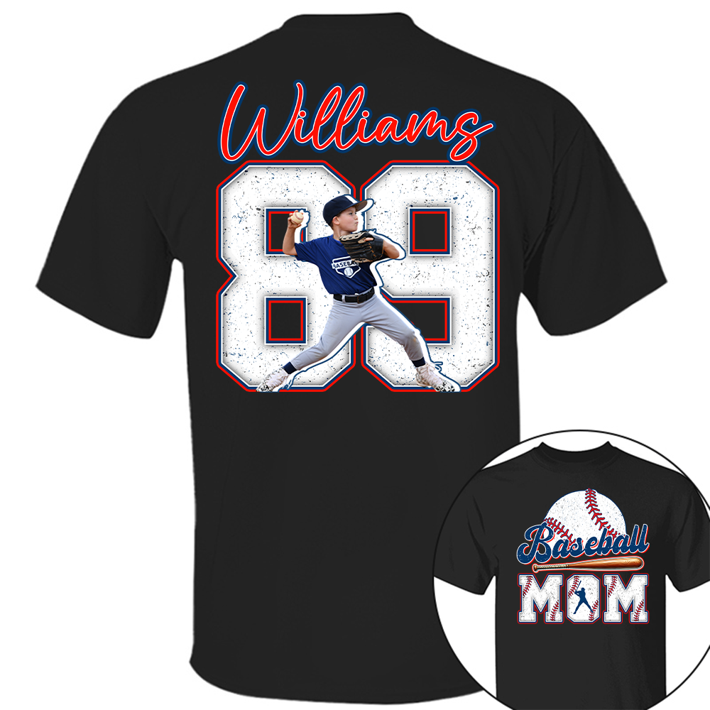 Personalized Baseball Shirt, Baseball Mom, Gift For Baseball Lover Tu24