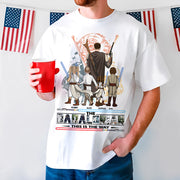 Best Dad Ever - The Dadalorian Personalized Shirt Gift For Dad - Custom Father's Day Gift 2025 New Nh00