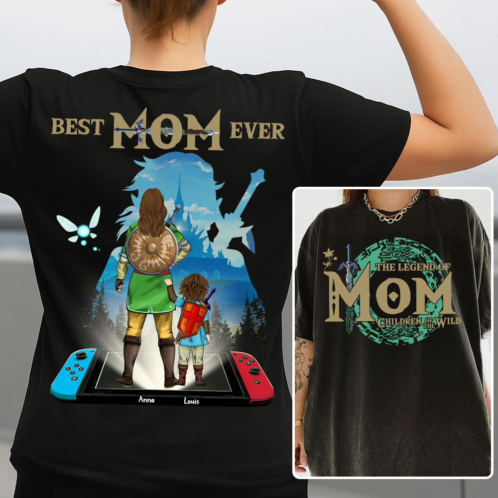 Personalized Gifts For Mom Shirt The Legend Of Mom Shirt - Children Of The Wild Shirt Tu24