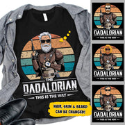 Dadalorian Personalized Shirt For Dad, Daddy T-Shirt