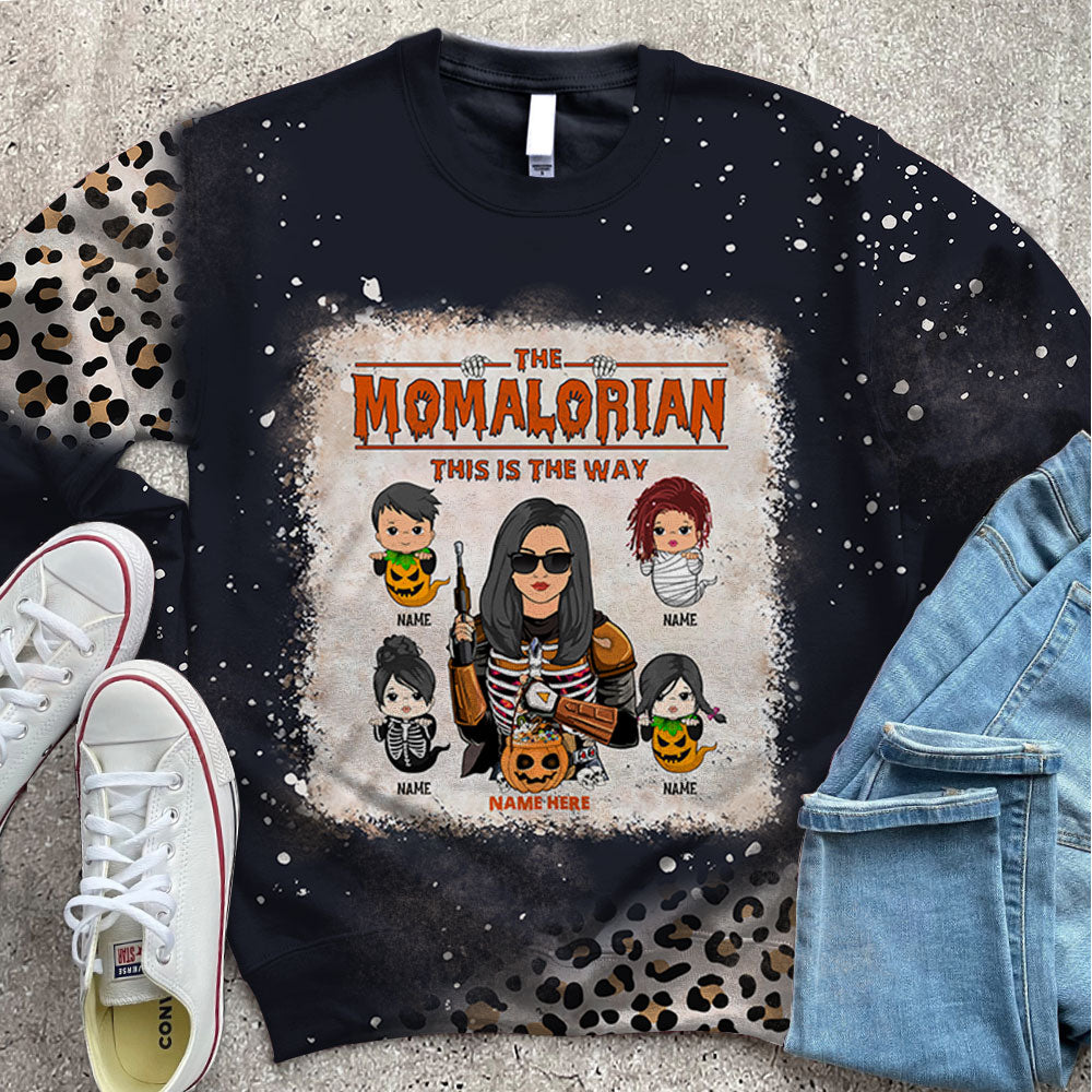 The Nanalorian This Is Way Grandkids With Halloween Ghost Costume Personalized All Over Print Shirts 3D Shirt Leopard Vr2 Nickname Can Be Changed