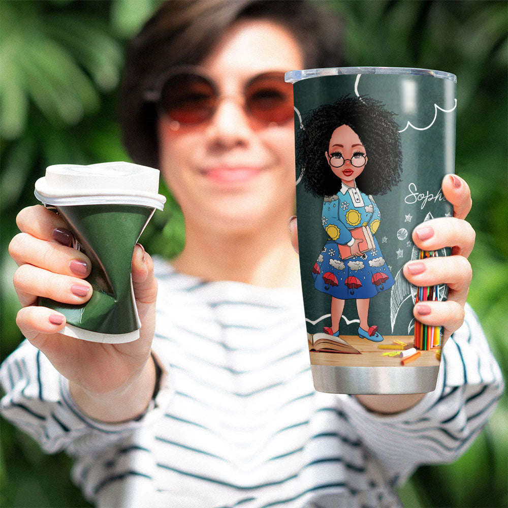 Being A Teacher Is Easy Tumbler - Personalized Tumbler Gifts For Teacher