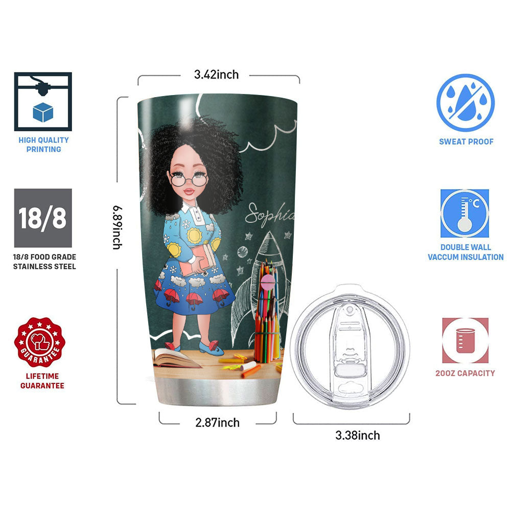 Being A Teacher Is Easy Tumbler - Personalized Tumbler Gifts For Teacher