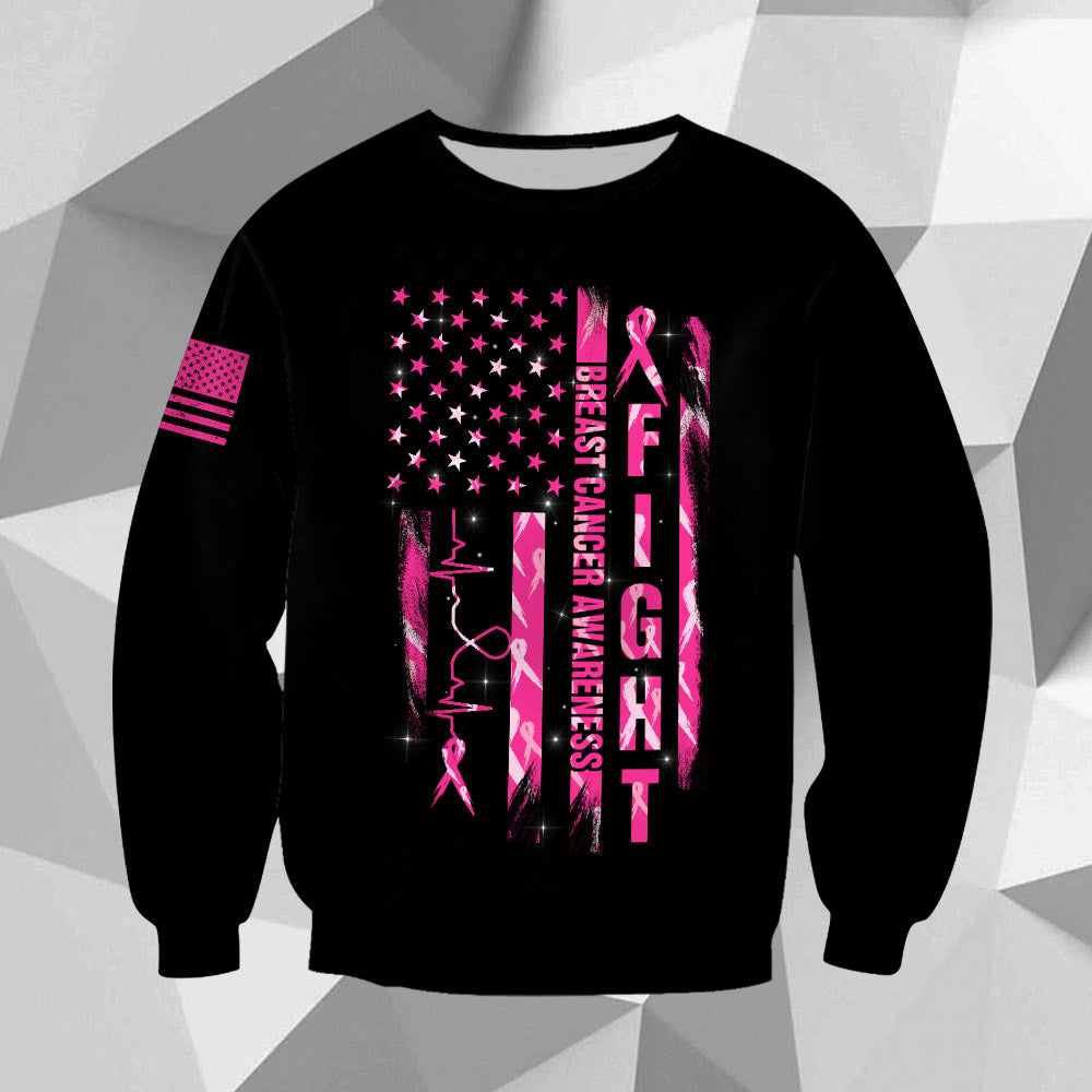 Fight Breast Cancer Awareness, All Over Print, Shirts For Helping Raise Awareness Of Breast Cancer