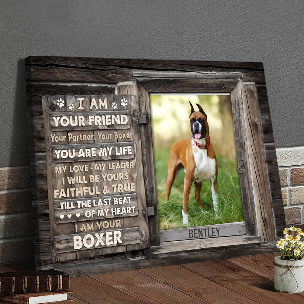 I Am Your Friend Your Partner Personalized Canvas