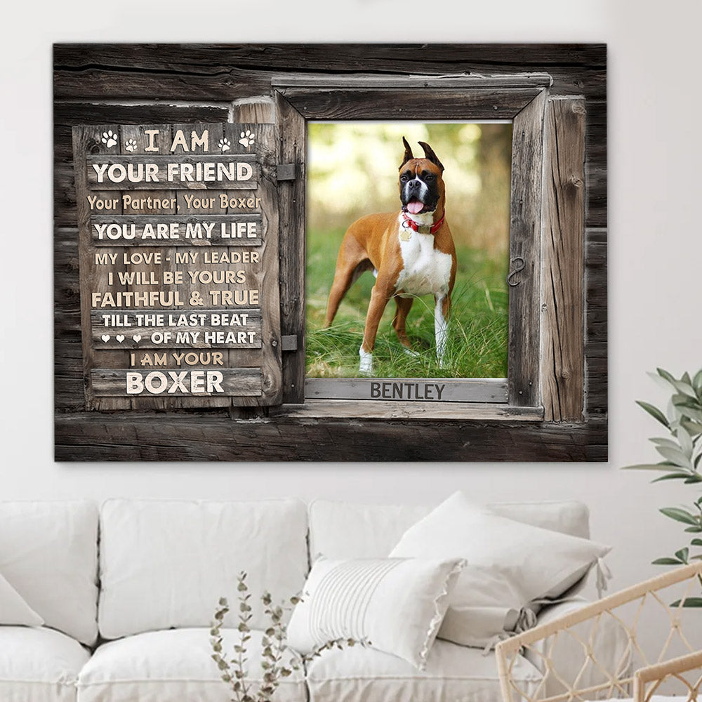 I Am Your Friend Your Partner Personalized Canvas