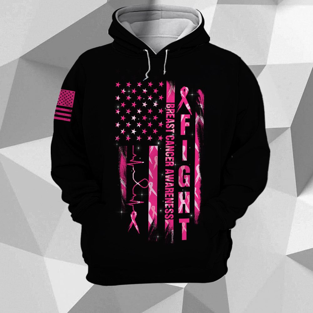 Fight Breast Cancer Awareness, All Over Print, Shirts For Helping Raise Awareness Of Breast Cancer