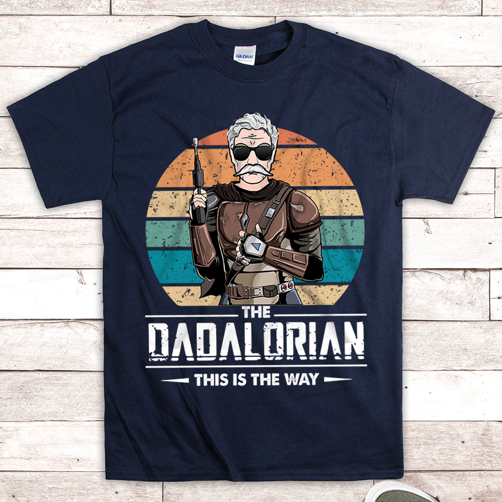 Dadalorian Personalized Shirt For Dad, Daddy Shirt