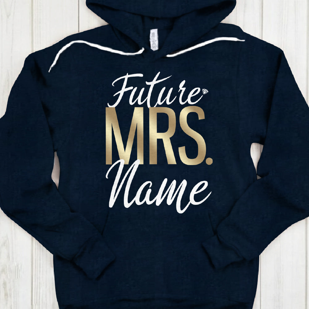 Personalized Future Mrs Shirt, Future Mrs, Engagemen T-Shirt, Soon To Be Mrs, Future Mrs Gift, Engaged Shirt, Custom Mrs Shirt Vr2