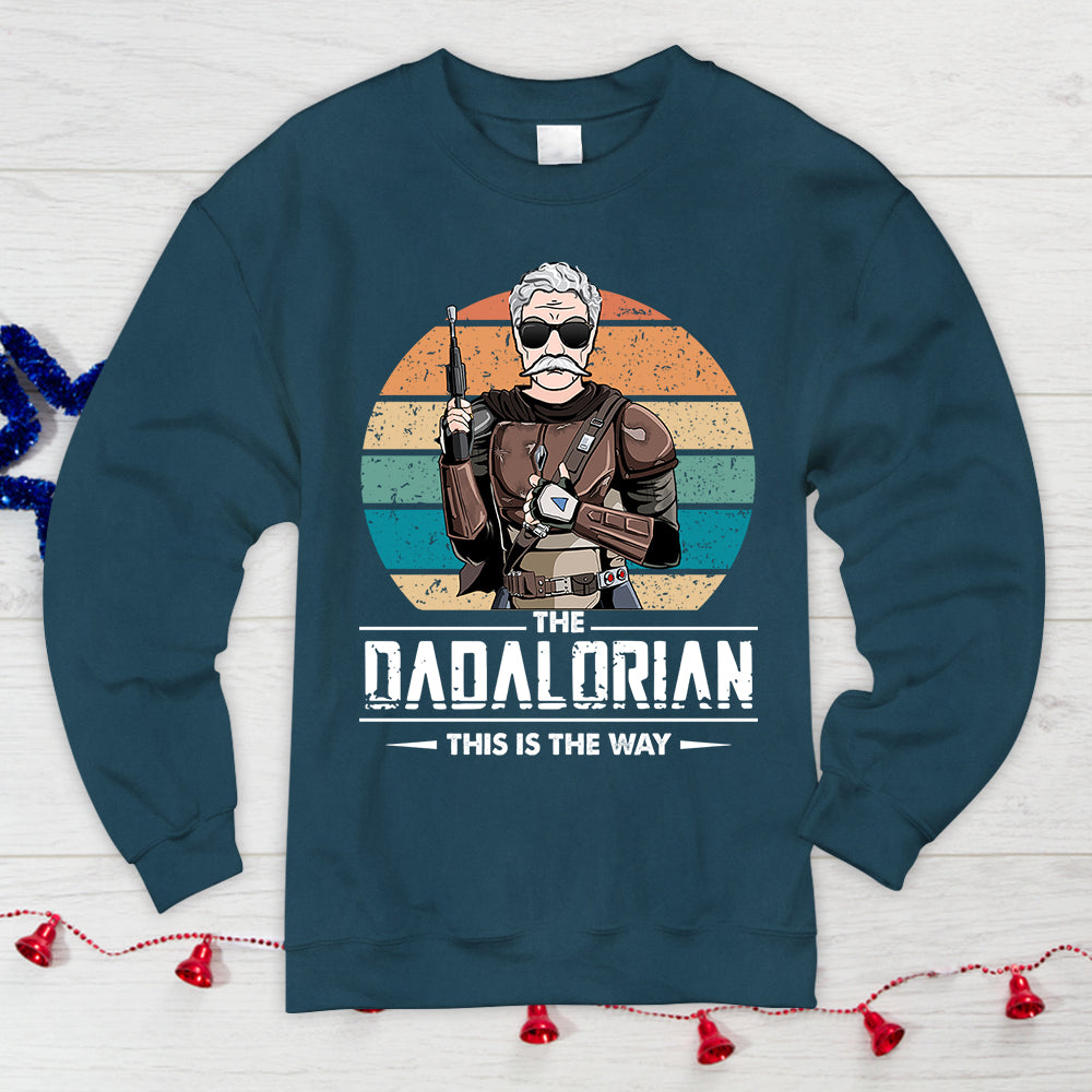 Dadalorian Personalized Shirt For Dad, Daddy Shirt