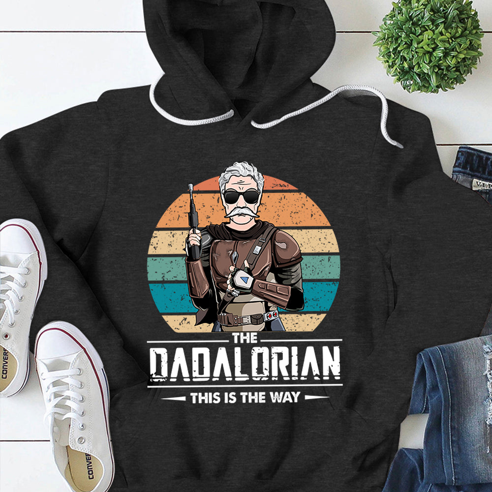 Dadalorian Personalized Shirt For Dad, Daddy Shirt