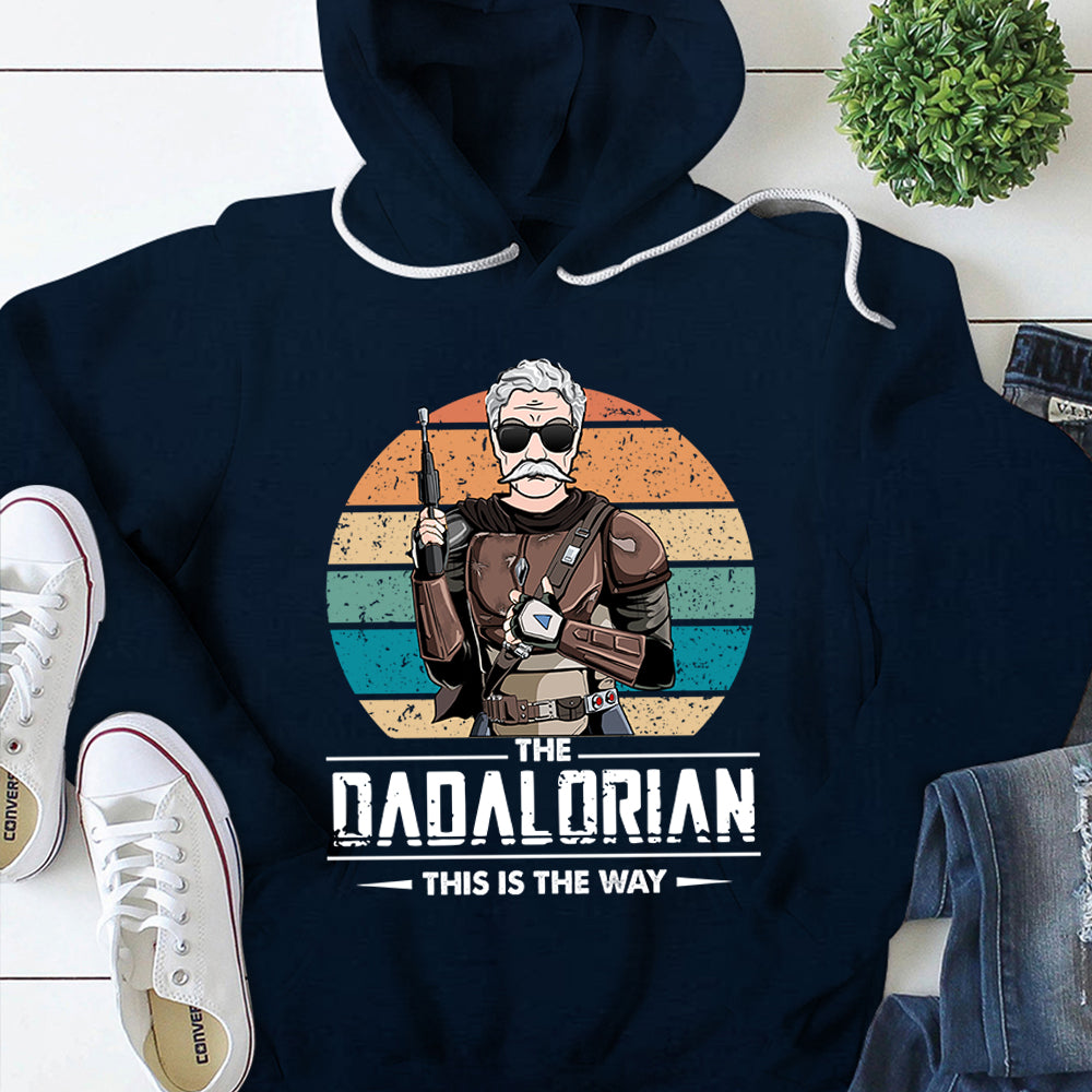 Dadalorian Personalized Shirt For Dad, Daddy Shirt
