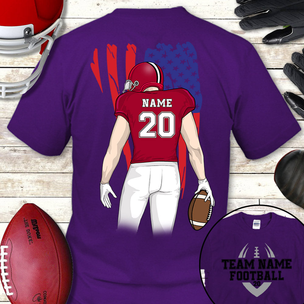 Football Mom Grandma Personalized Shirts