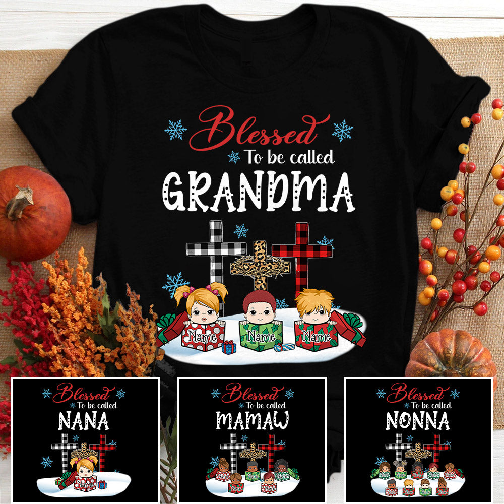 Best Gifts Of Nana's Life Christmas Tree Personalized Shirt For Grandma