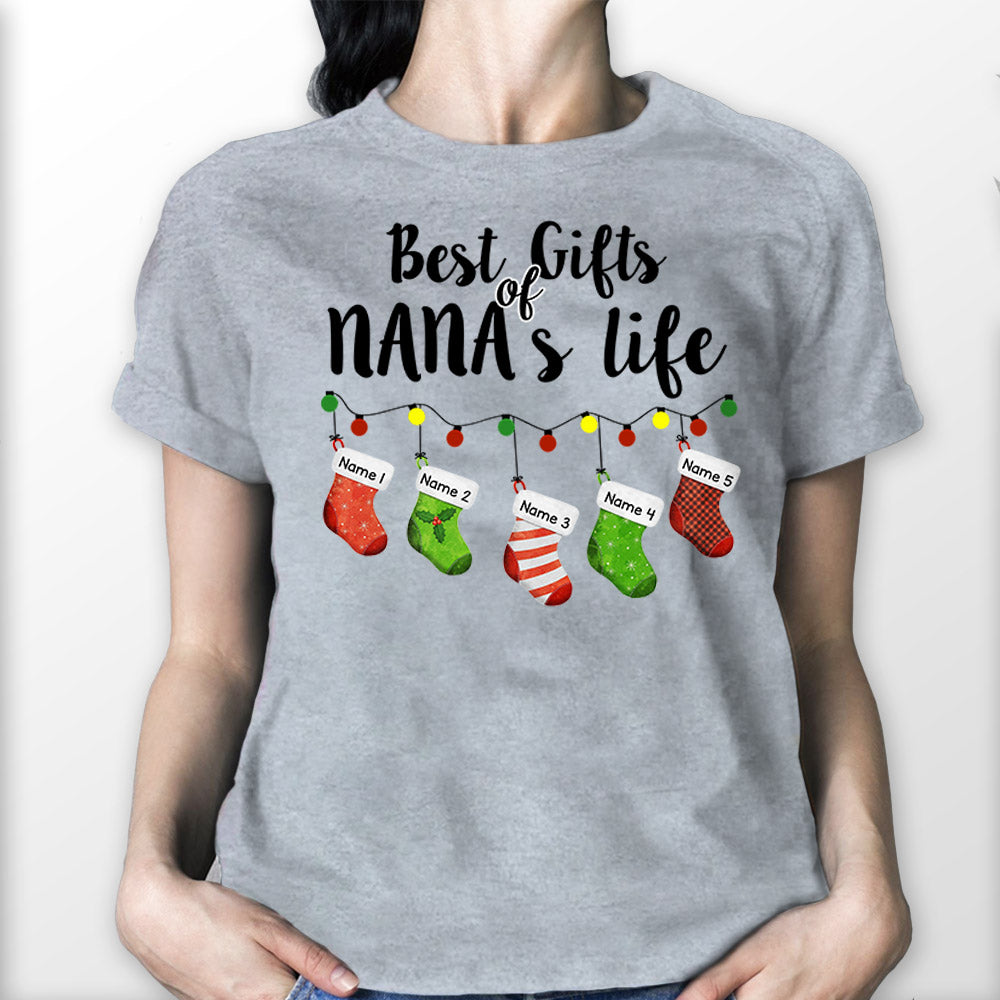 Best Gifts Of Nana's Life Personalized Shirt Nickname And Grandkid's Names Can Be Changed