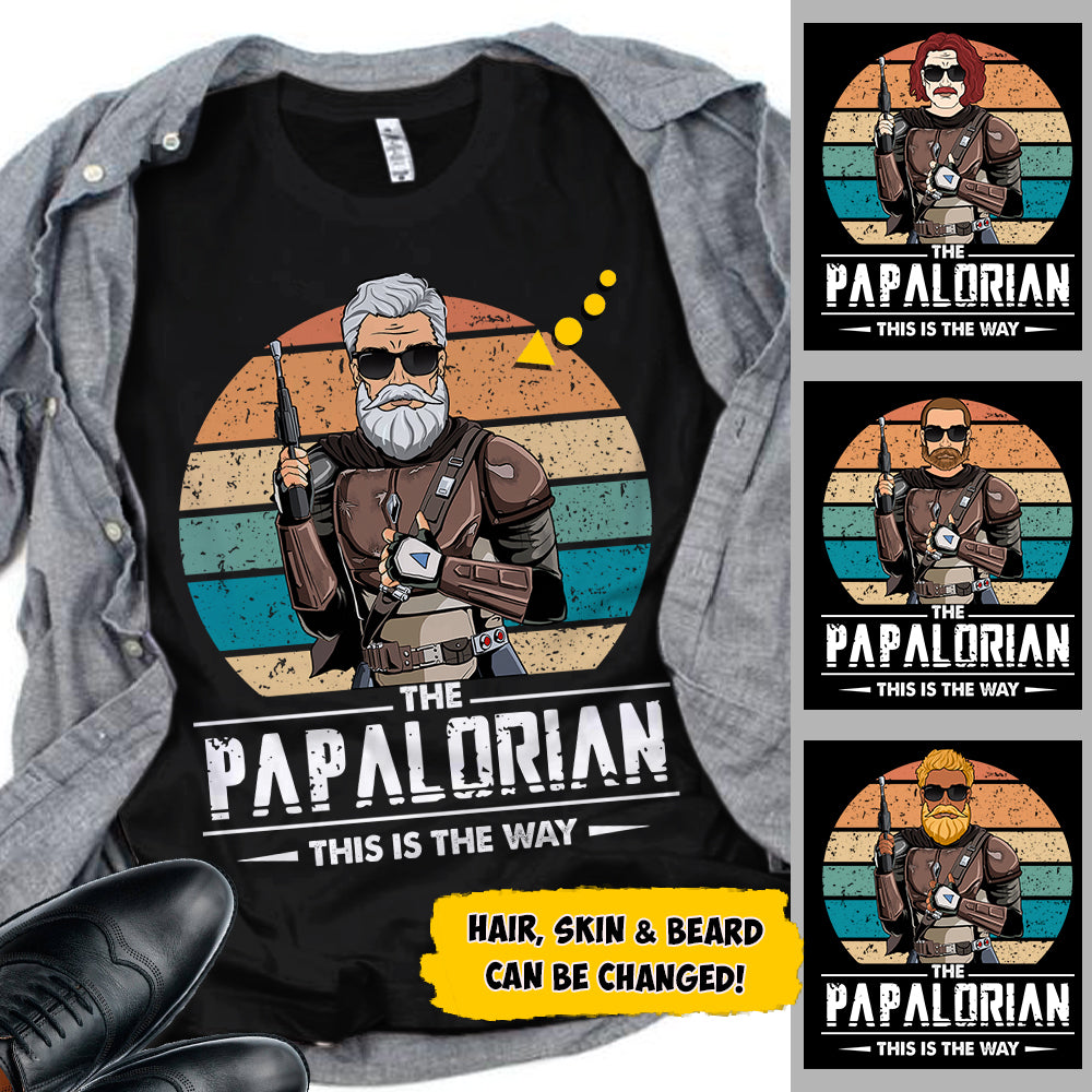 Papalorian Personalized Shirt For Dad, Daddy Shirt New