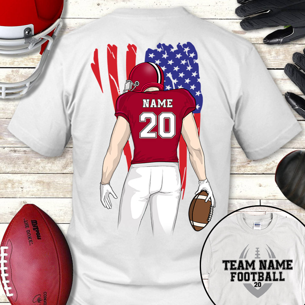 Football Mom Grandma Personalized Shirts